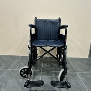 hospital grade standard chrome wheelchair
