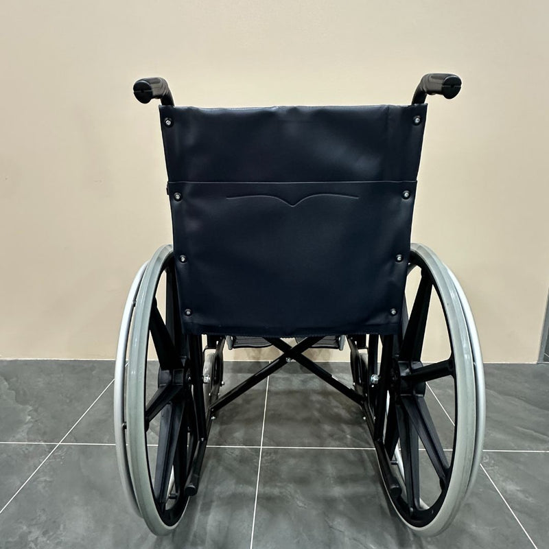Standard wheelchair C/w 8inch front castor and 24inch rear magwheel