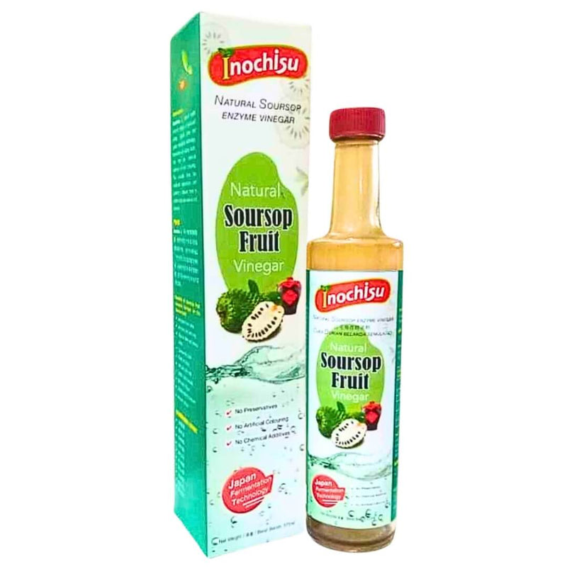 Cuka Enzim Asli Inochisu (Buah Soursop) 375ml