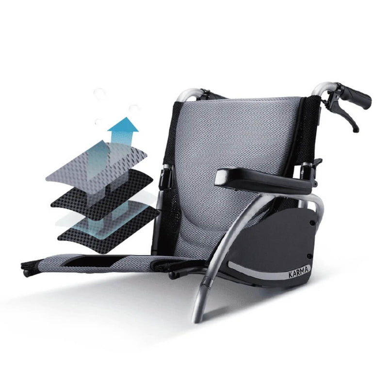 Ergo Lite 2 Ultra Light Travel Wheelchair KM2512 | Karma