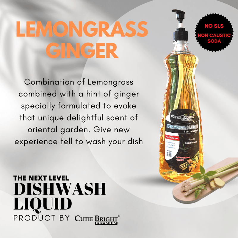 Dish Washing Liquid Concentrated | Cutie Bright Premium (twin pack)