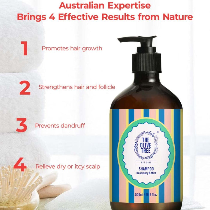 Olive Tree Organic Hair Shampoo Set