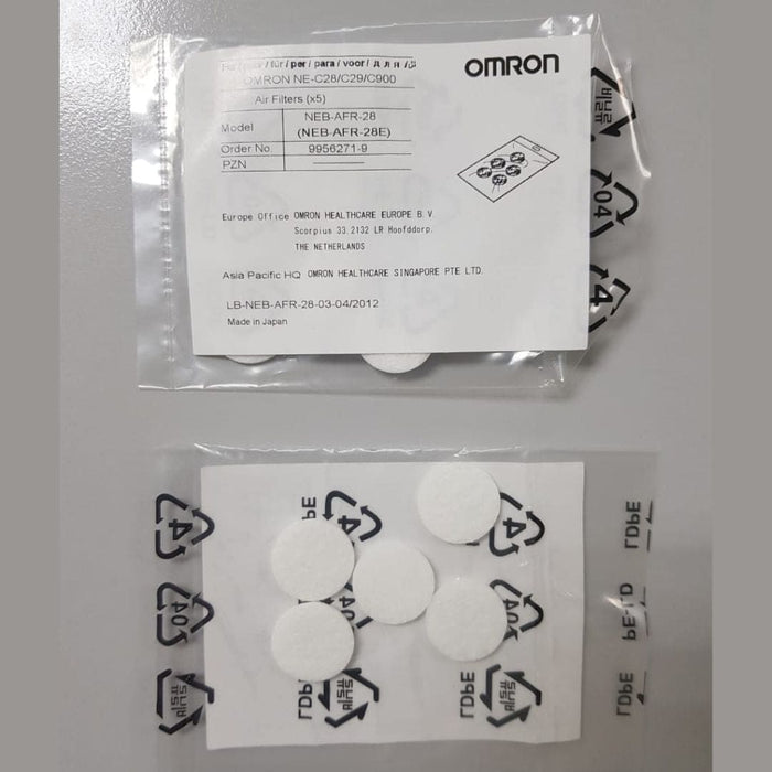 Omron NE-C900 Air Filter Set (5 pcs)