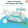 Refreshing Oral Cleaning Wet Wipes 50s