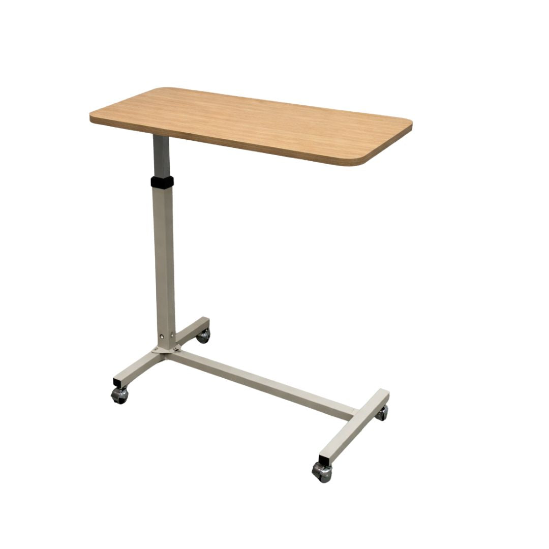 Height Adjustable Overbed Table (Light Brown) — iElder.Asia (Asian ...