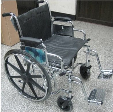 Heavy Duty Detachable wheelchair 24"