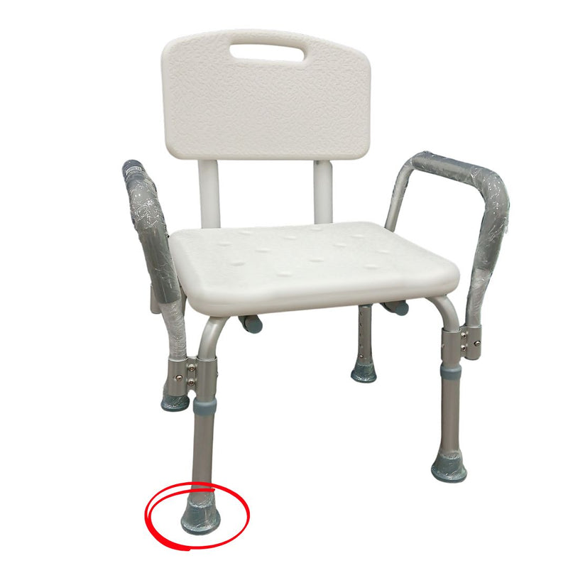 Spare part: Rubber for Aluminium Shower Chair with Backrest & Armrest (per unit)