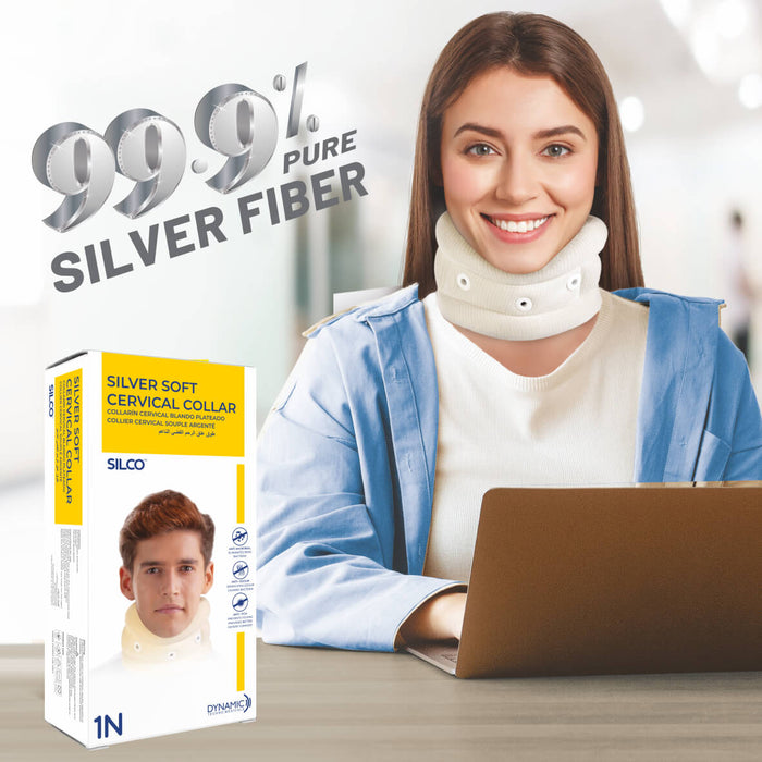 SILCO Silver Cervical Soft Collar