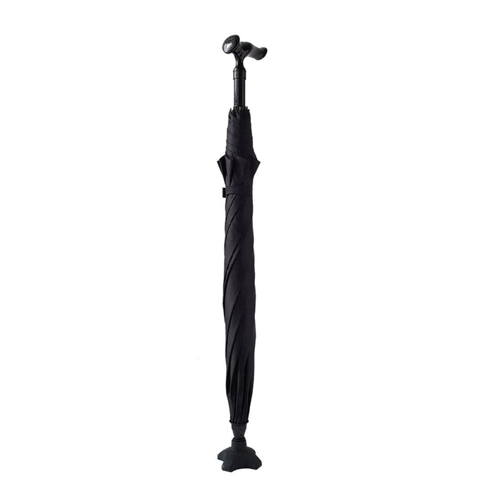 CarbonBond Smart 2-in-1 Umbrella Walking Tongkat | AgeGracefully