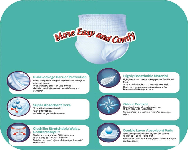 Adcare Adult Pants Leak Guard