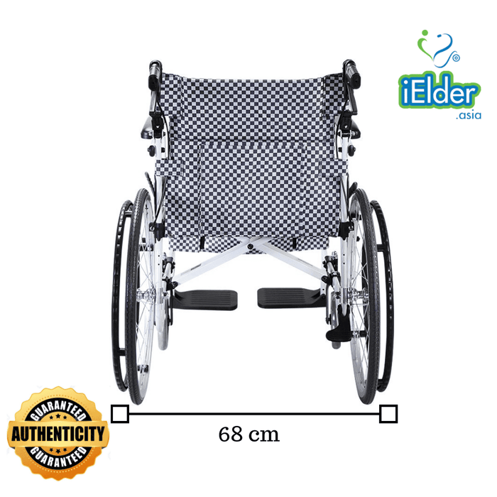 SOMA Aluminium Lightweight Wheelchair 11kg (18") - Asian Integrated Medical Sdn Bhd (ielder.asia)