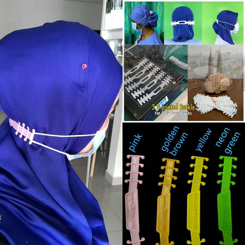 3D Buckle for 3 Ply Mask