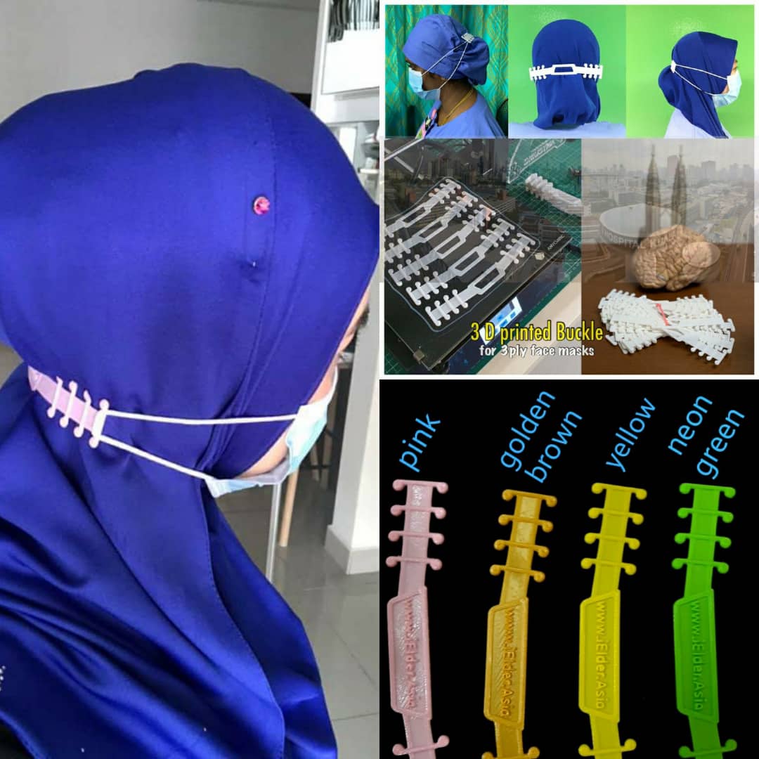 Buckle for 3 Ply Mask