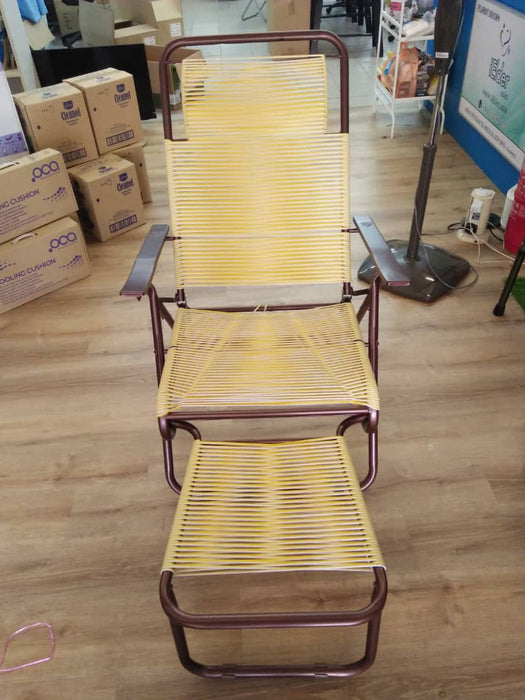 3V Foldable Lazy Chair (Round String) random color