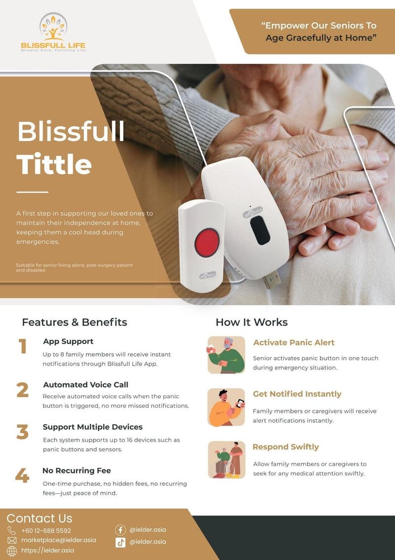 [Rent-to-Own] Blissfull Sense Elderly Monitoring System