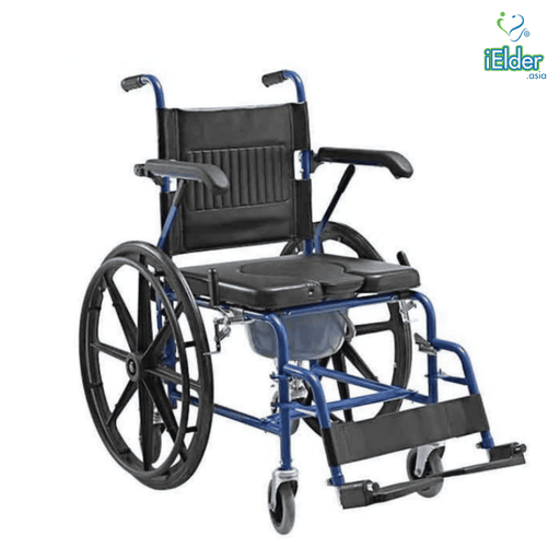 2 IN1 Self Propel Commode Wheelchair