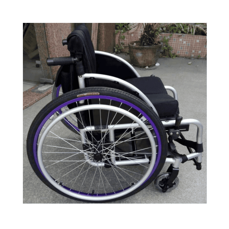 Aluminium Fordable Leisure-Sport Black Wheelchair 11.7kg - Asian Integrated Medical Sdn Bhd (ielder.asia)