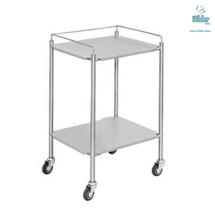 [Pre-order]Stainless Steel Instrument Trolley with Guardrail | Arata