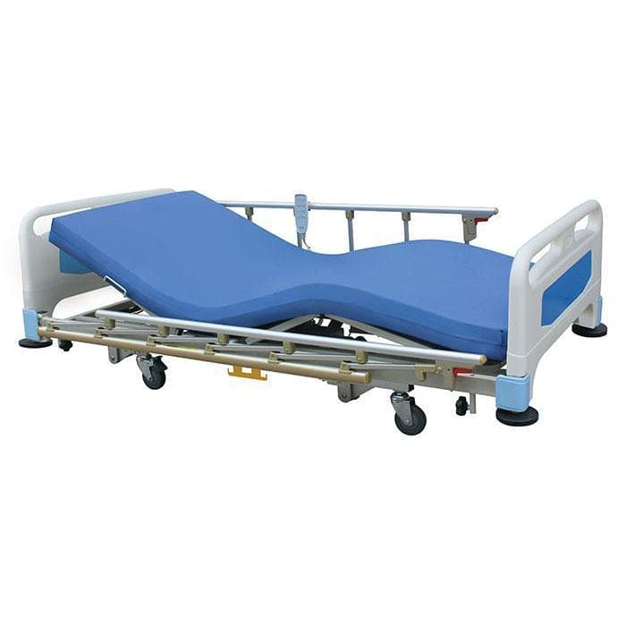 Ultra Low Electrical Hospital Bed (Full Set) with mattress and side rail-3 functions - Asian Integrated Medical Sdn Bhd (ielder.asia)