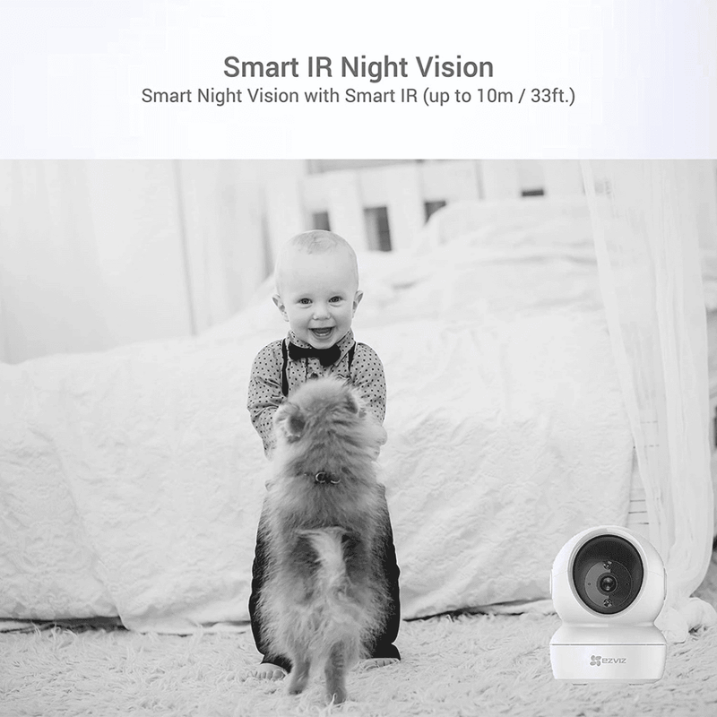 智能家居摄像机闭路电视C6N |萤石