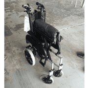 Black Flower Pattern Comfort Evolution Recliner Pushchair / Wheelchair - Asian Integrated Medical Sdn Bhd (ielder.asia)