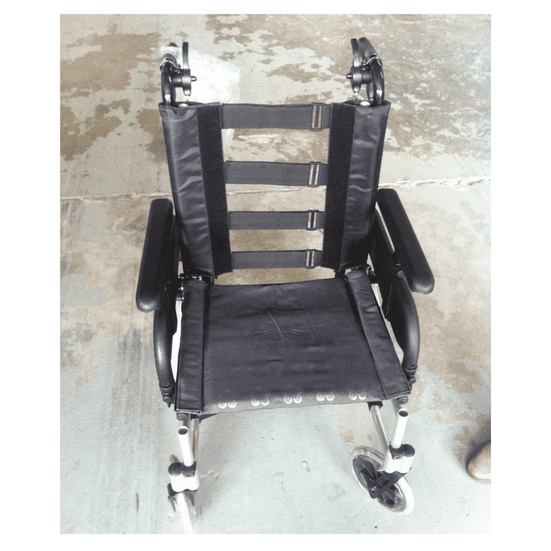 Black Flower Pattern Comfort Evolution Recliner Pushchair / Wheelchair - Asian Integrated Medical Sdn Bhd (ielder.asia)