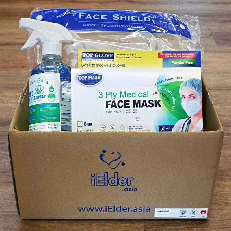 Kad Hadiah Amal iElder - Sumbangkan Barangan Penting Covid-19 kepada Rumah Penjagaan Warga Emas yang memerlukan