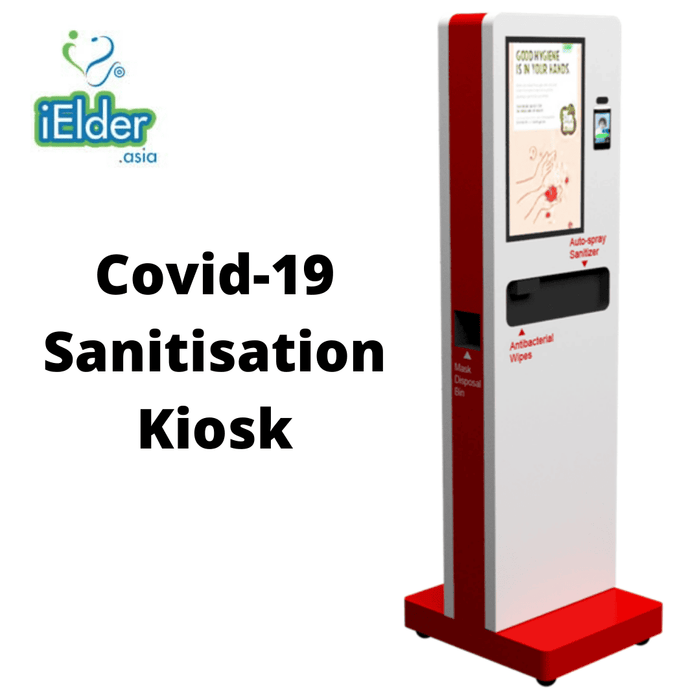 [Rental] Covid-19 Sanitisation Kiosk (Rental/month) [measure temperature, registration, auto hand sanitize]