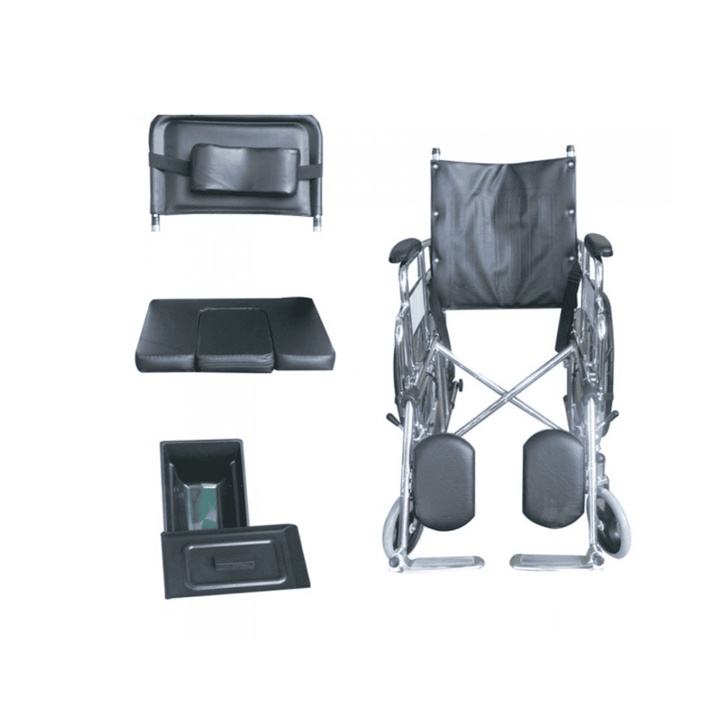 Reclining Commode Wheelchair