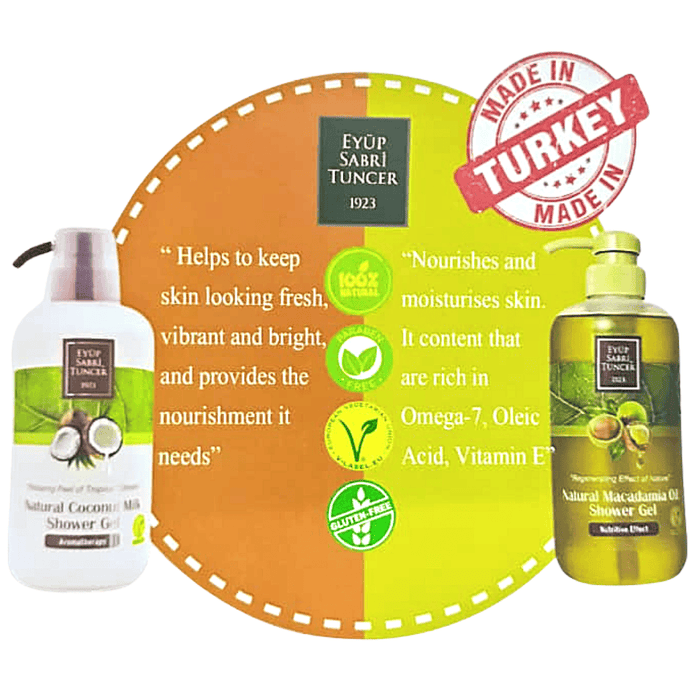 [Aromatherapy] Eyup Sabri Tuncer Coconut Oil Shower Gel (600ml)