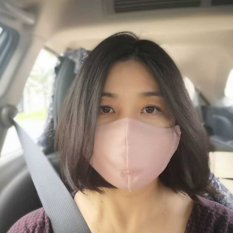 Bae Hanna Earloop Anti-COVID Face Cover Mask - BLUSH PINK (ADULT SIZE)