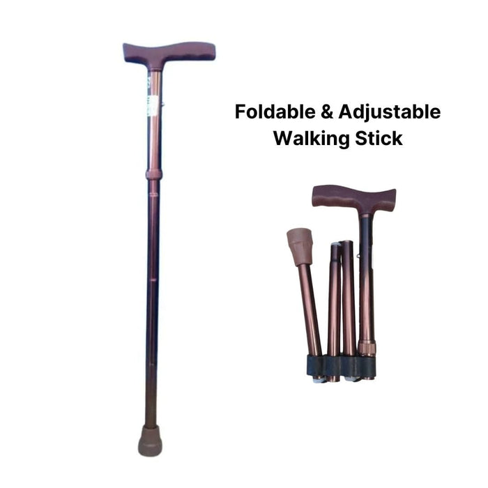 Foldable & Adjustable Walking Stick