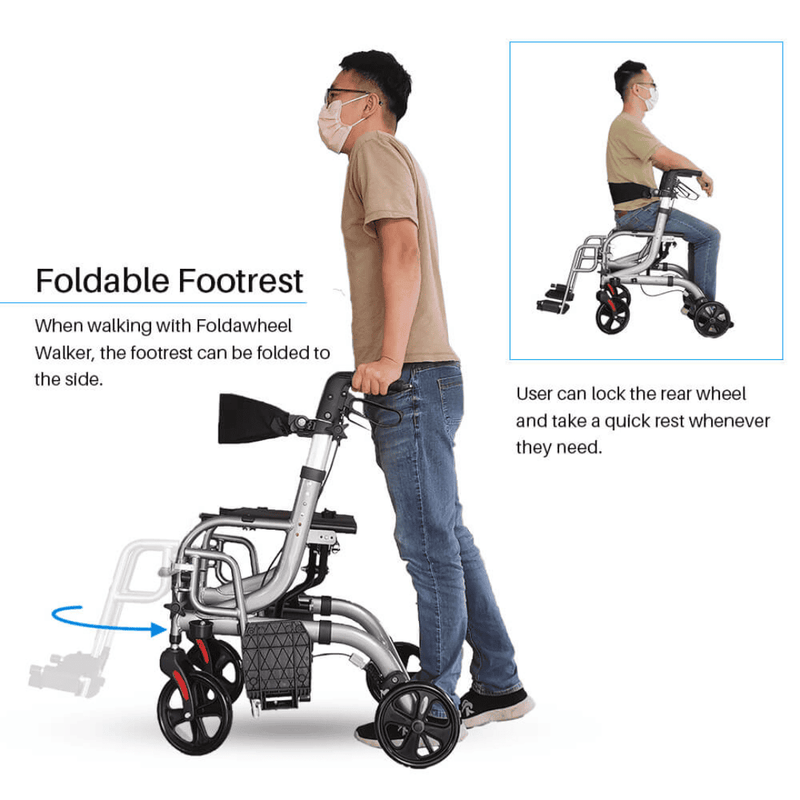 Foldawheel Walker (Rollator)