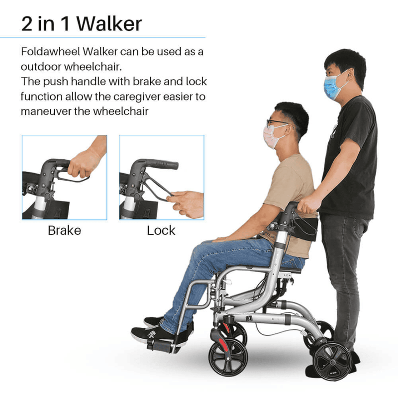 Foldawheel Walker (Rollator)