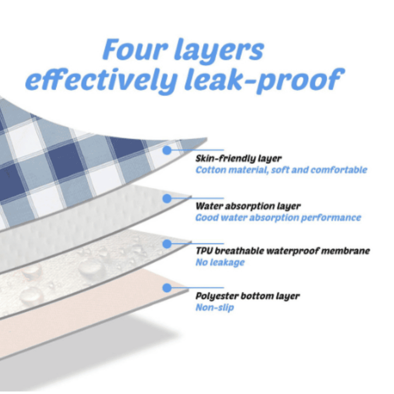 可水洗防水成人插入式老年人失禁床垫