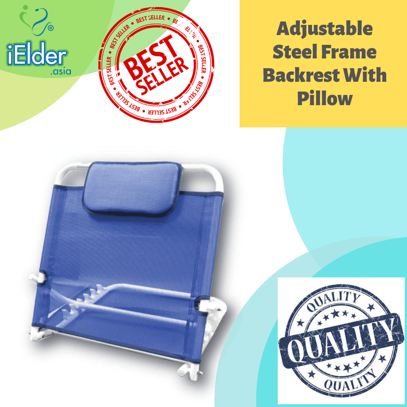 Adjustable Steel Frame Backrest With Pillow - Asian Integrated Medical Sdn Bhd (ielder.asia)