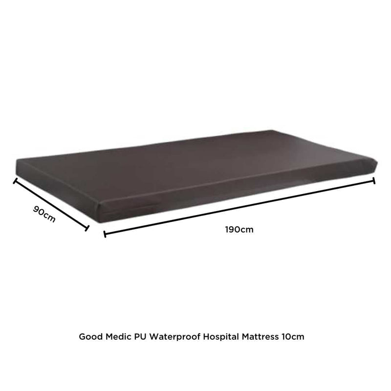 Hospital Mattress Waterproof PU 10cm |  Good Medic