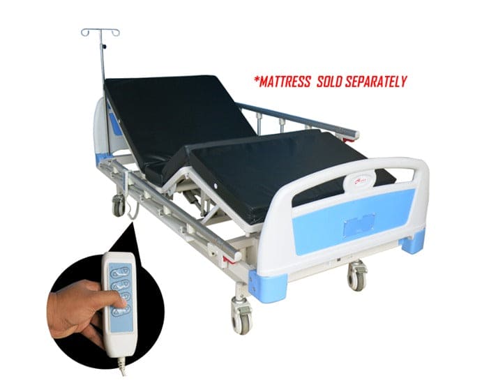 [Second Hand] Electric 3 functions Hospital Bed Ultra Low with 10cm Mattress (SH63)