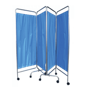 Hopkin Hospital Ward Screen 4 Fold With Blue Curtain - Asian Integrated Medical Sdn Bhd (ielder.asia)