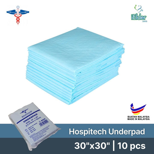 Hospitech Disposable Underpad (10s') 30" X 30"