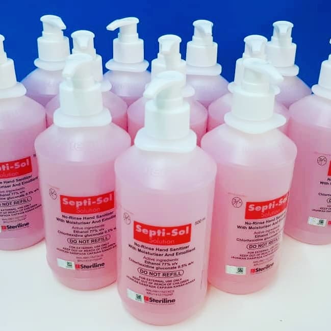 Septisol hand sanitizer (Alcohol Based) 500ml (Limit 2 bottle per customer) - Asian Integrated Medical Sdn Bhd (ielder.asia)