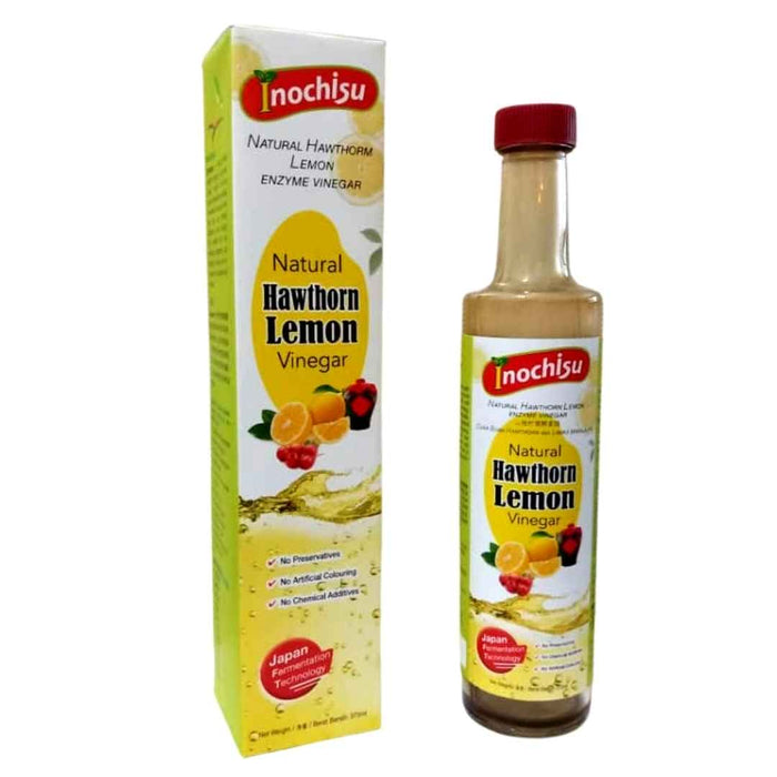 Inochisu Natural Enzyme Vinegar (Hawthorn Lemon) 375ml