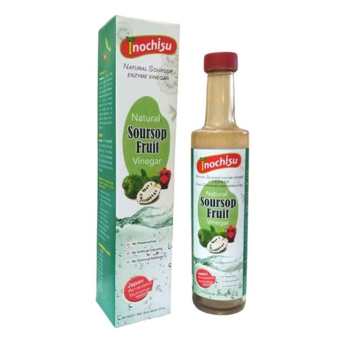 Cuka Enzim Asli Inochisu (Buah Soursop) 375ml