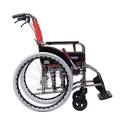 Kawamura Adjustable Height Elevating Wheelchair KMD-S22-45-SH (Orange Strip)