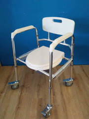 Light Commode Mobile Chair with Adjustable Aluminium Frame - Asian Integrated Medical Sdn Bhd (ielder.asia)