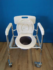 Light Commode Mobile Chair with Adjustable Aluminium Frame - Asian Integrated Medical Sdn Bhd (ielder.asia)