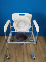 Light Commode Mobile Chair with Adjustable Aluminium Frame - Asian Integrated Medical Sdn Bhd (ielder.asia)