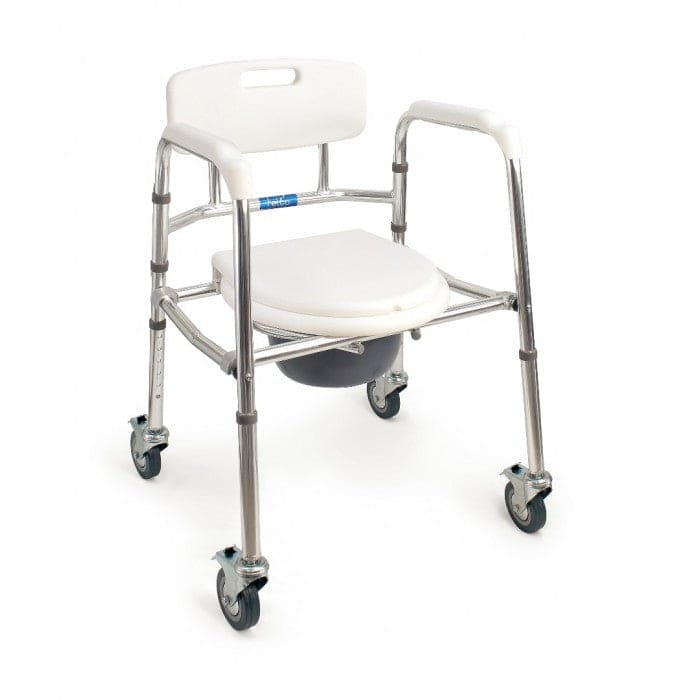 Light Commode Mobile Chair with Adjustable Aluminium Frame - Asian Integrated Medical Sdn Bhd (ielder.asia)
