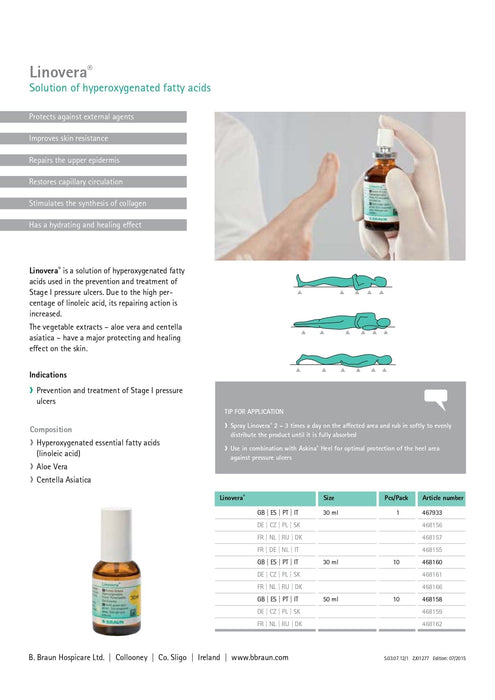 Linovera® Pressure Sore 30ml | B Braun (Expiry March 2024)