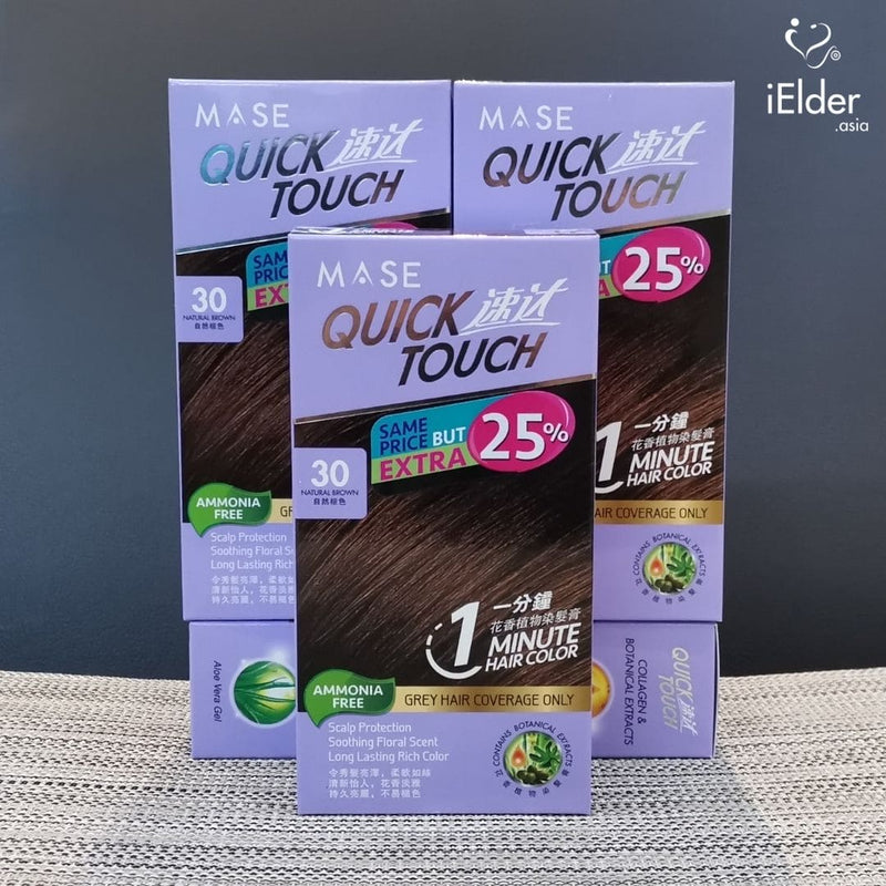 MASE Quick Touch Hair Colour (No 30, natural brown), per bottle